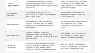 Kariyer Hedefleri İçin Eylem Planı Oluşturma